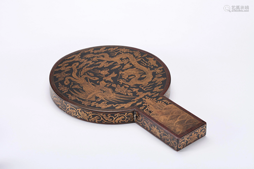 A CHINESE BLACK LACQUERED BOX, QING DYN…