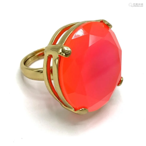 Authentic Kate Spade Neon Pink Cocktail Ring