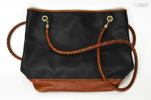 Bottega Veneta Coated Canvas & Leather Tote Bag