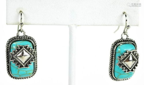 Pair of Native American Style Earrings