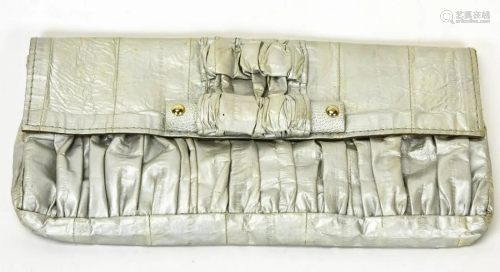 R & Y Augousti Exotic Leather Clutch Bag / Purse