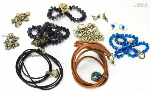 Collection of Costume Jewelry Including Sterling