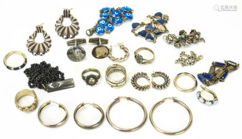 Collection of Sterling Silver Jewelry