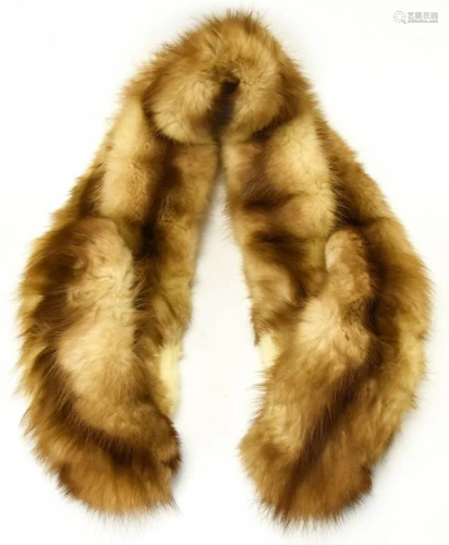 Custom Natural Fur Stole