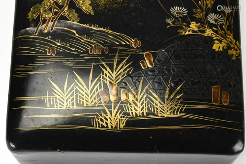 Chinese Hand Painted Lacquer Box