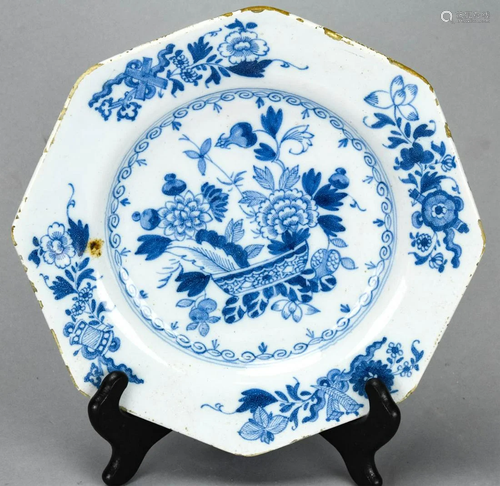 Chinese Blue & White Porcelain Dish