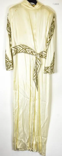 Vintage Bob Mackie Hand Beaded Evening Gown