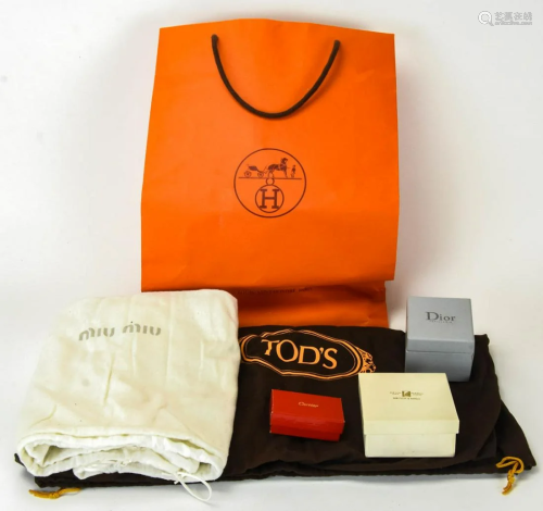 Hermes Cartier Van Cleef Dior Tods Miu Miu Bags