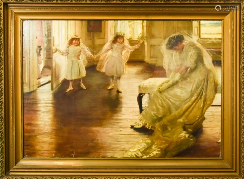 John Henry Lorimer Original Oil Painting w Prove…