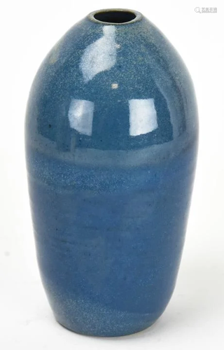 Chinese Blue Glaze Porcelain Vase