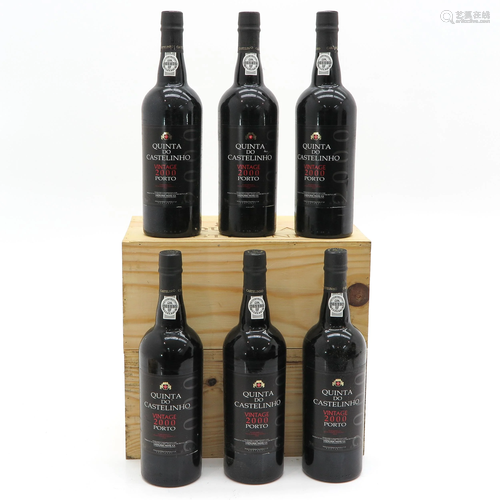 Six Bottles of Port Quinta do Castelinho 2000