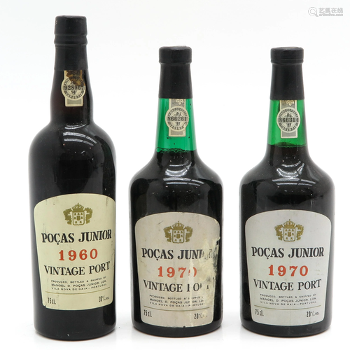 Three Bottles of Port