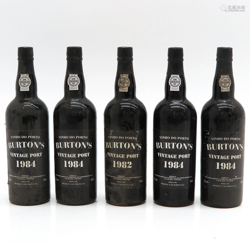 Five Bottles of Burtona