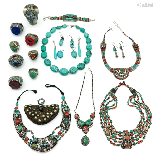 Collection of Jewelry from Nepal - Tibet