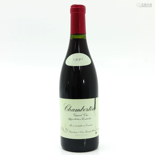 A Bottle Domaine Leroy, Chambertin, Grand Cru, 1998