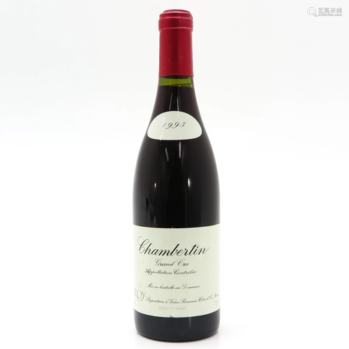 A Bottle of Domaine Leroy, Chambertin, Grand Cru…