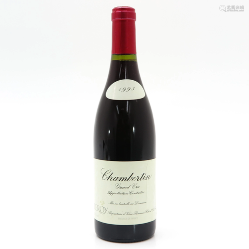 A Bottle of Domaine Leroy, Chambertin, Grand Cru…