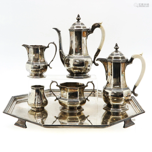 A Silver Coffee Service