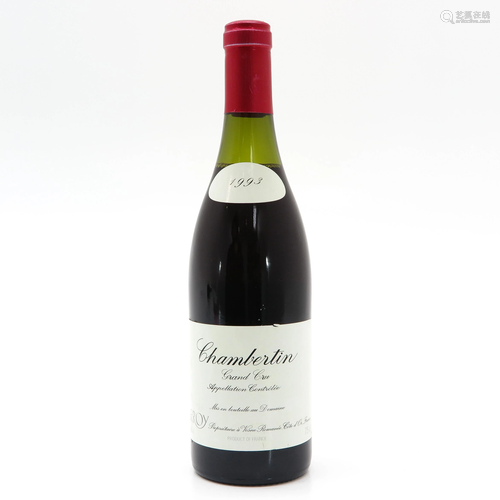 A Bottle of Domaine Leroy, Chambertin, Grand Cru…