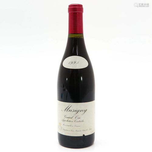 A Bottle Domaine Leroy, Musigny, Grand Cru, 1995