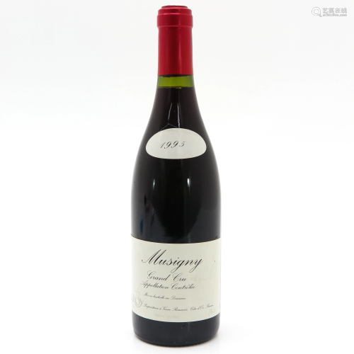 A Bottle of Domaine Leroy, Musigny, Grand Cru, 19…