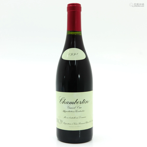 A Bottle of Domaine Leroy, Chambertin, Grand Cru…