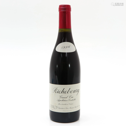 A Bottle of Domaine Leroy, Richebourg, 1996