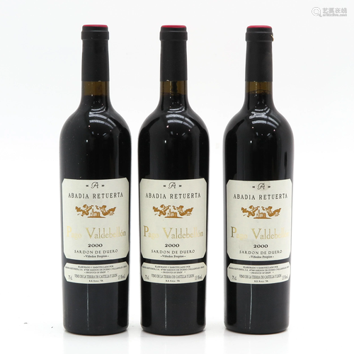 Three Bottles of Pago Valdebellon 2000