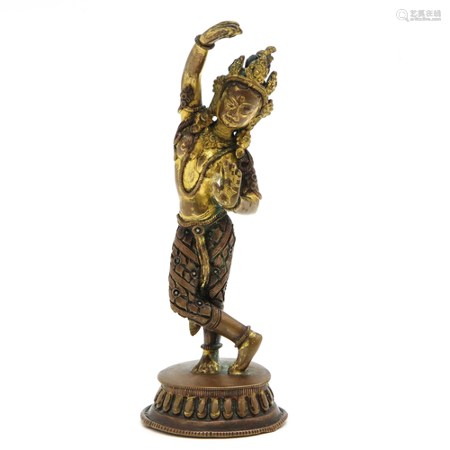 A Chinese Bronze Sculpture