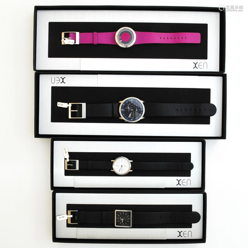 A Collection of Four Xen Watches