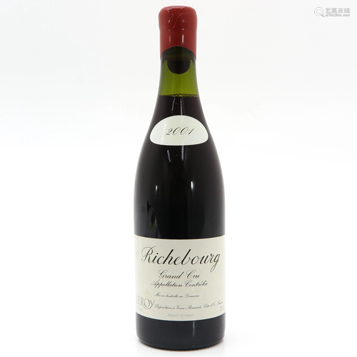 A Bottle of Domaine Leroy, Richebourg, 2001