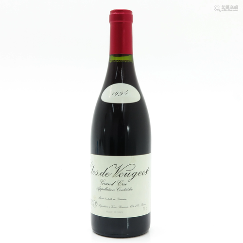 A Bottle of Domaine Leroy, Clos de Vougeot, 1994