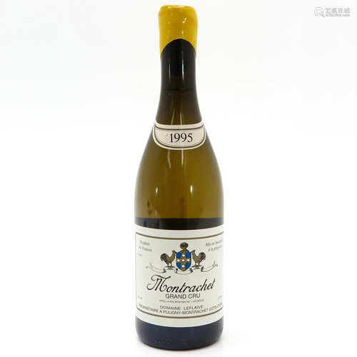 A Bottle of Domaine Leflaive, Montrachet, 1995