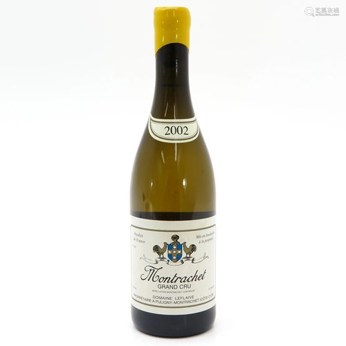 A Bottle of Domaine Leflaive, Montrachet, 2002