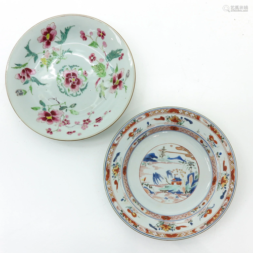 Two Chinese Plates