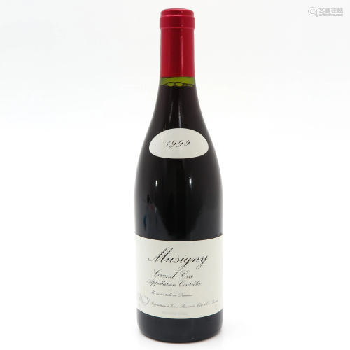 A Bottle of Domaine Leroy, Musigny, Grand Cru, 19…