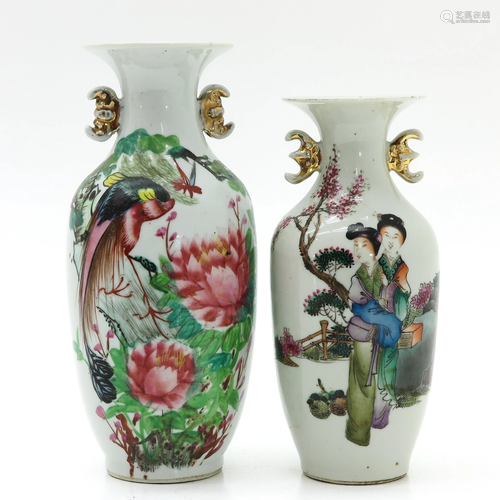 Two Chinese Vases