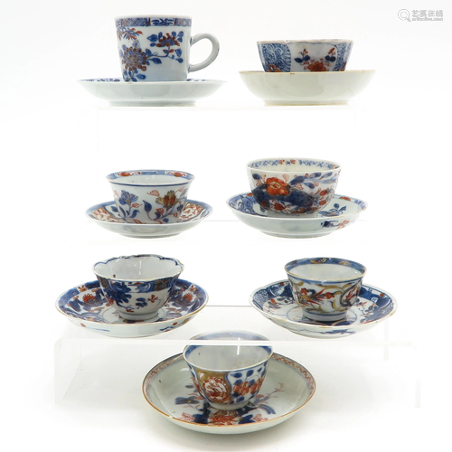 A Collection of Chinese Cups and Saucers