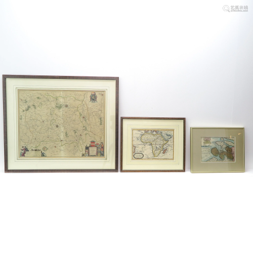 Three Antique Maps