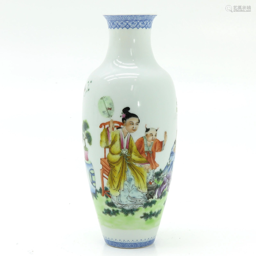 A Chinese Famille Rose Vase