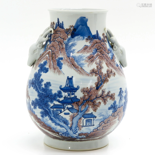 A Chinese Hu Vase