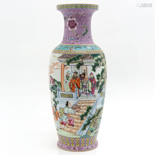 A Chinese Famille Rose Vase