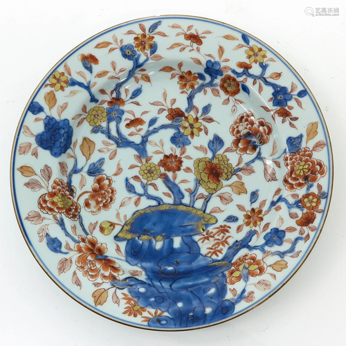 An Imari Plate