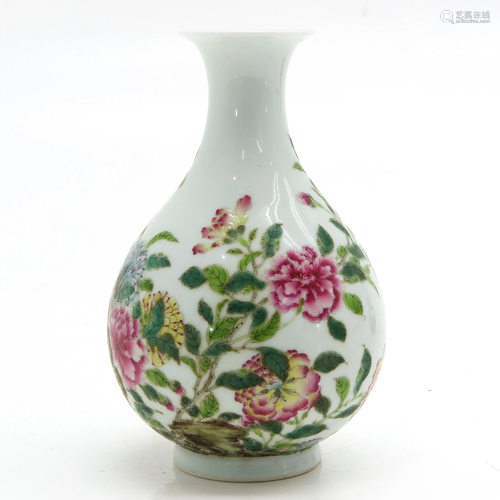 A Famille Rose Vase