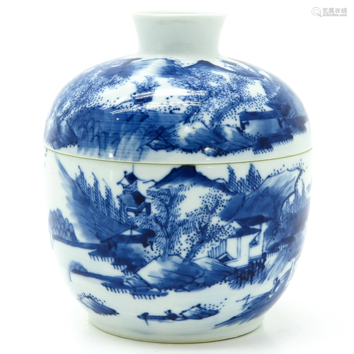 A Chinese Blue and White Covered Bowl