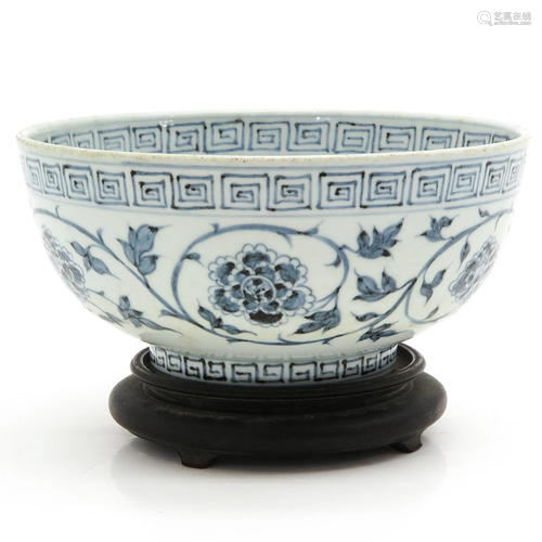 A Chinese Blue and White Bowl