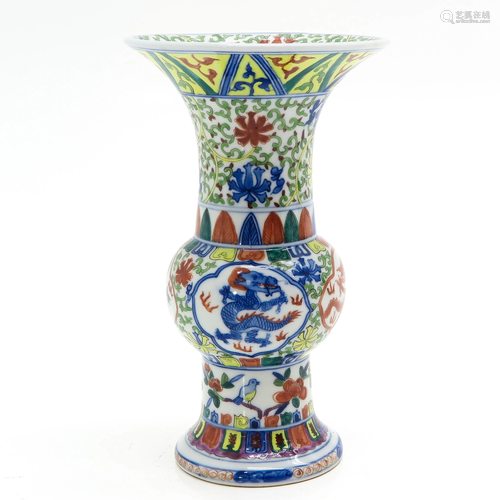 A Chinese Gu Vase