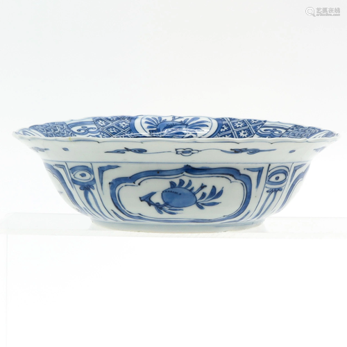 A Chinese Kraak Flared Rim Bowl