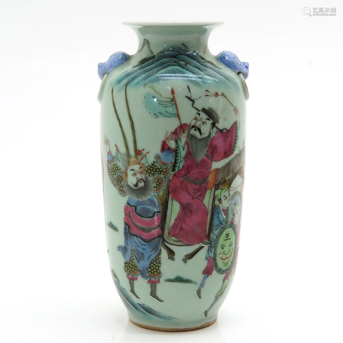 A Chinese Famille Rose Vase