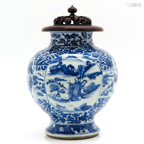 A Chinese Jar with Cover